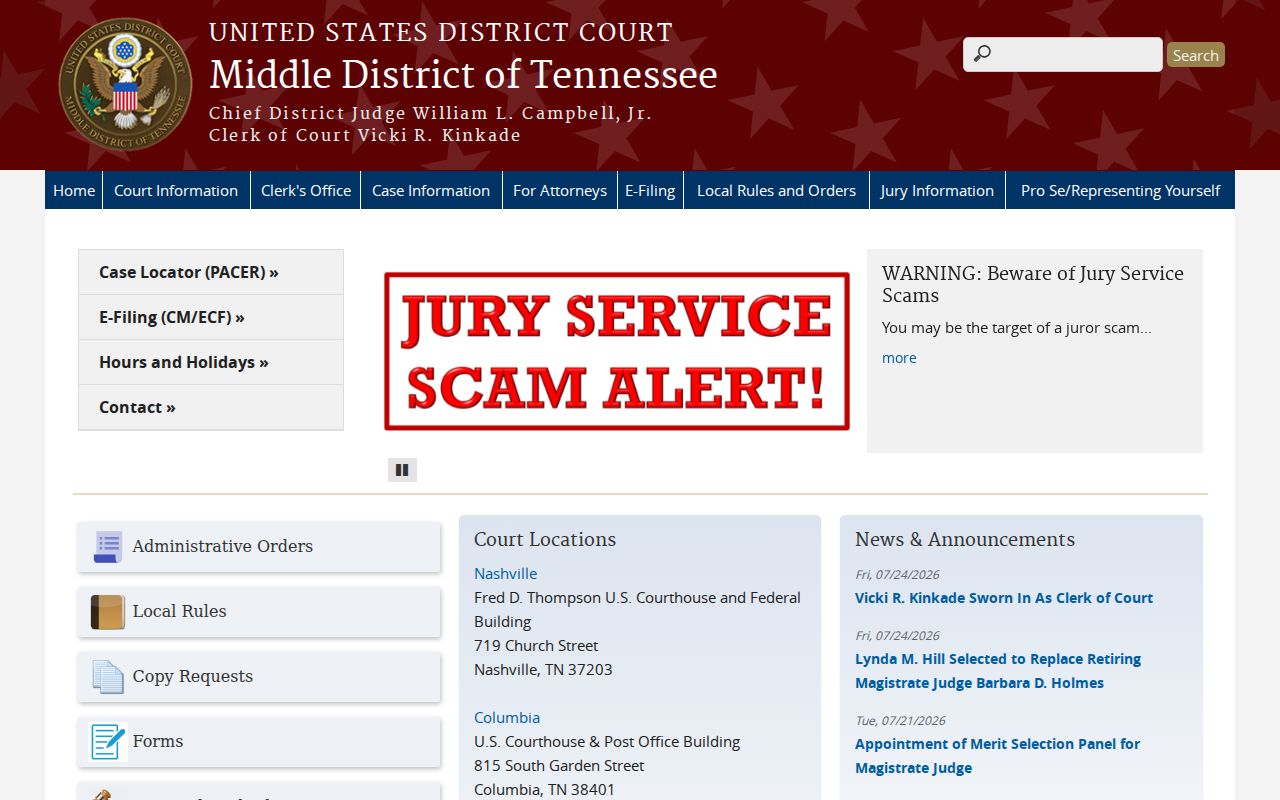 Marion County criminal court case federal district court