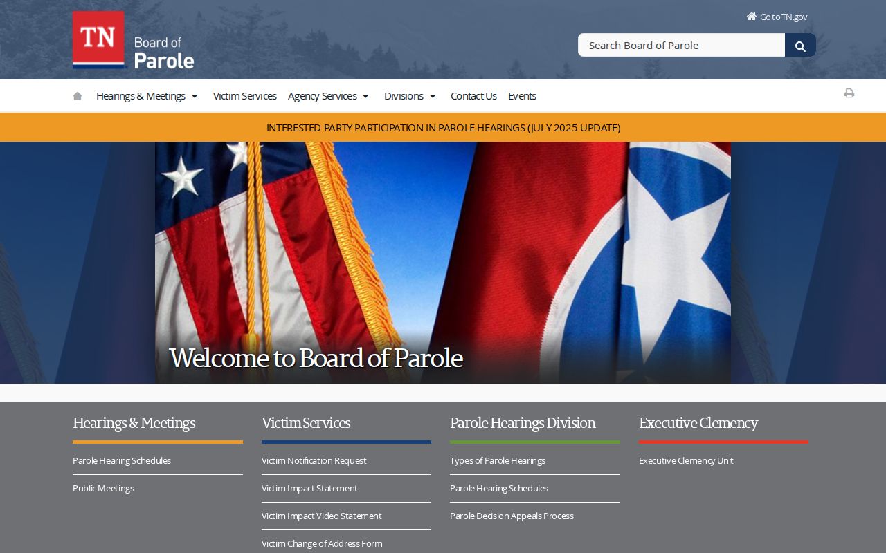 Marion County criminal history Tennessee Board of Parole