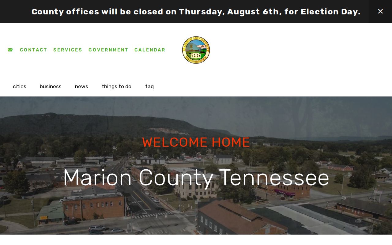 Marion County criminal history government office directory