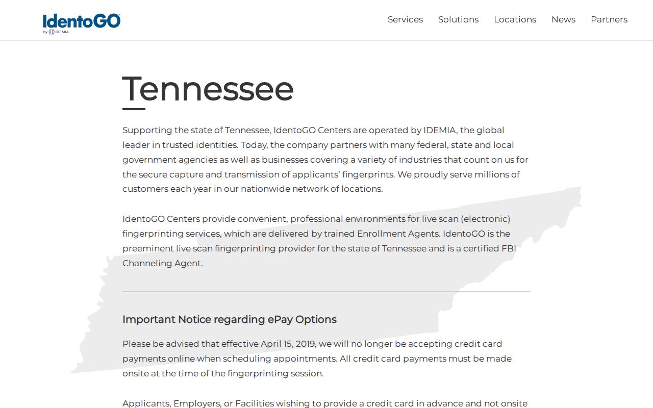 Marion County criminal history fingerprint location search