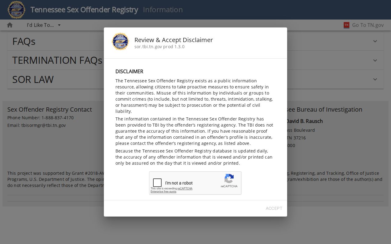 Marion County sex offender registry rules and limitations