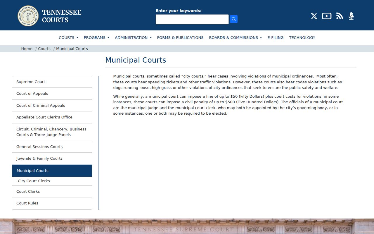 Whitwell criminal records and Marion County municipal court overview