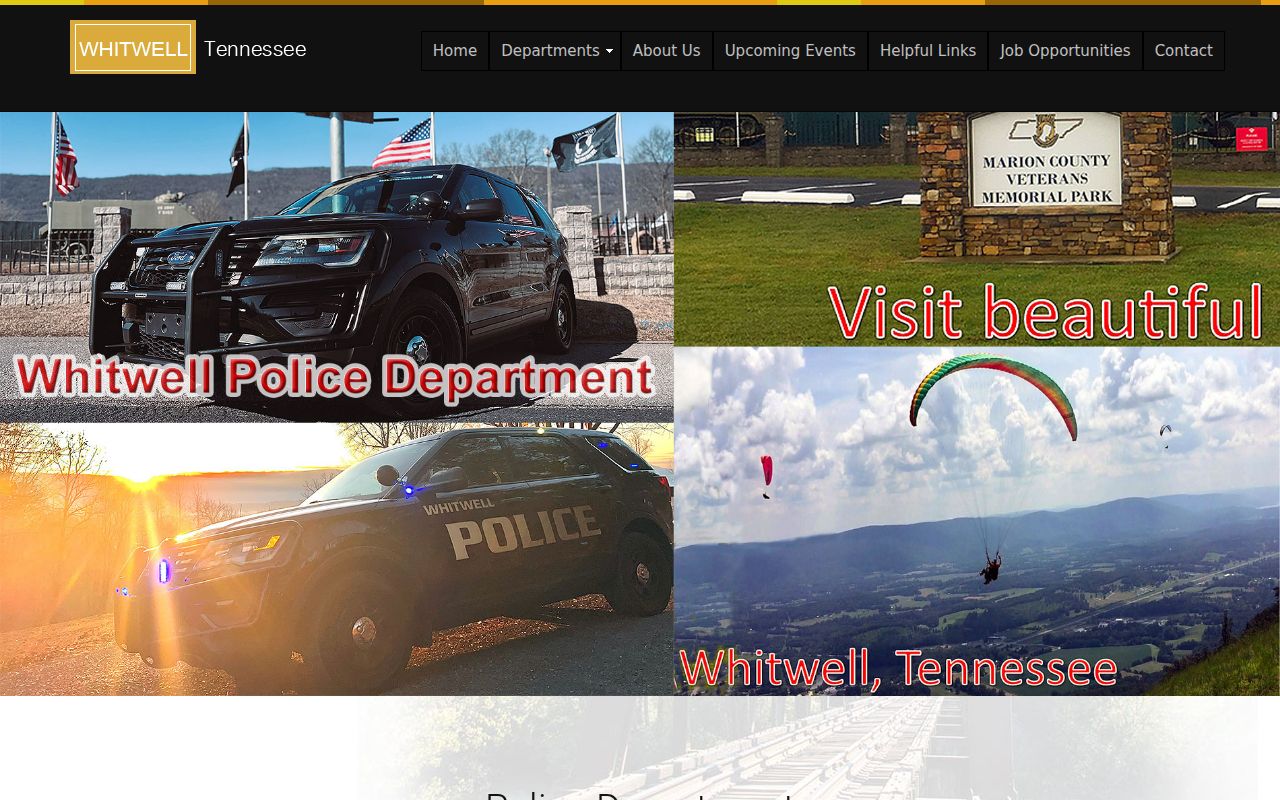 Whitwell criminal history police contacts in Marion County